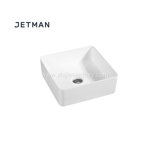 Small Rectangular ceramic Countertop Hand Washing Basin